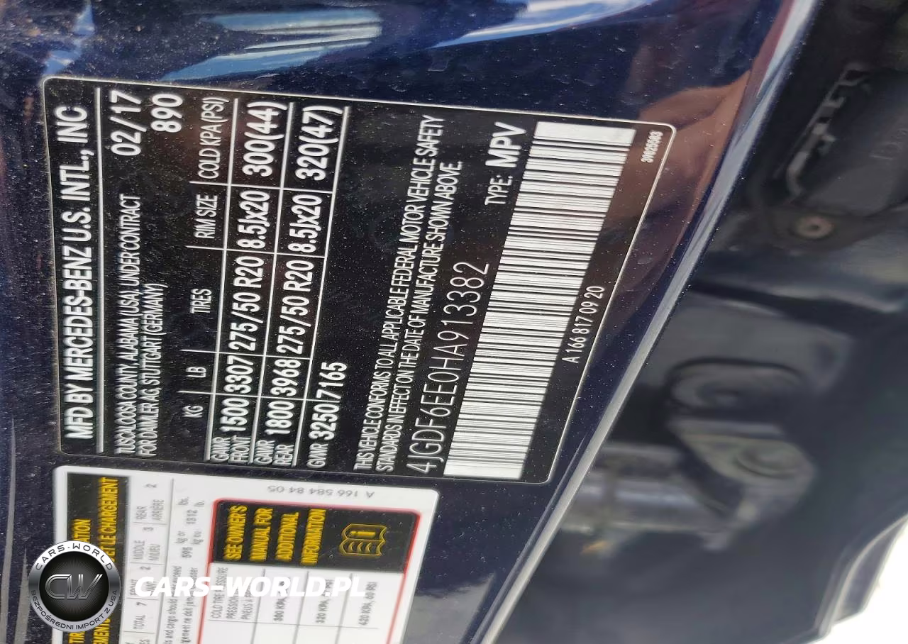 2017 Mercedes-Benz Gls 450 4Matic VIN:4JGDF6EE0HA913382 - 13