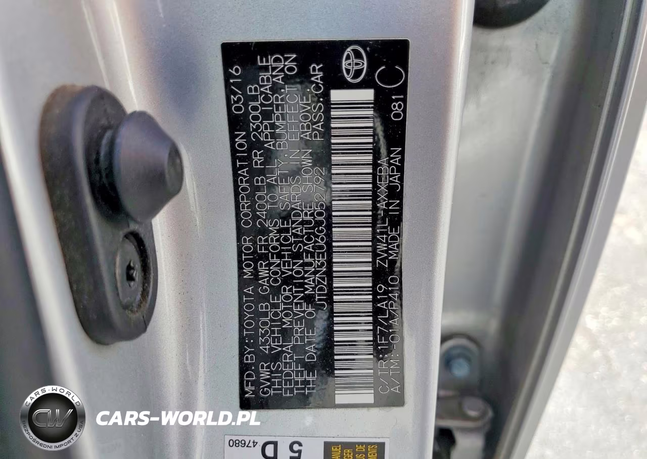 2016 Toyota Prius V Four VIN:JTDZN3EU6GJ052792 - 12