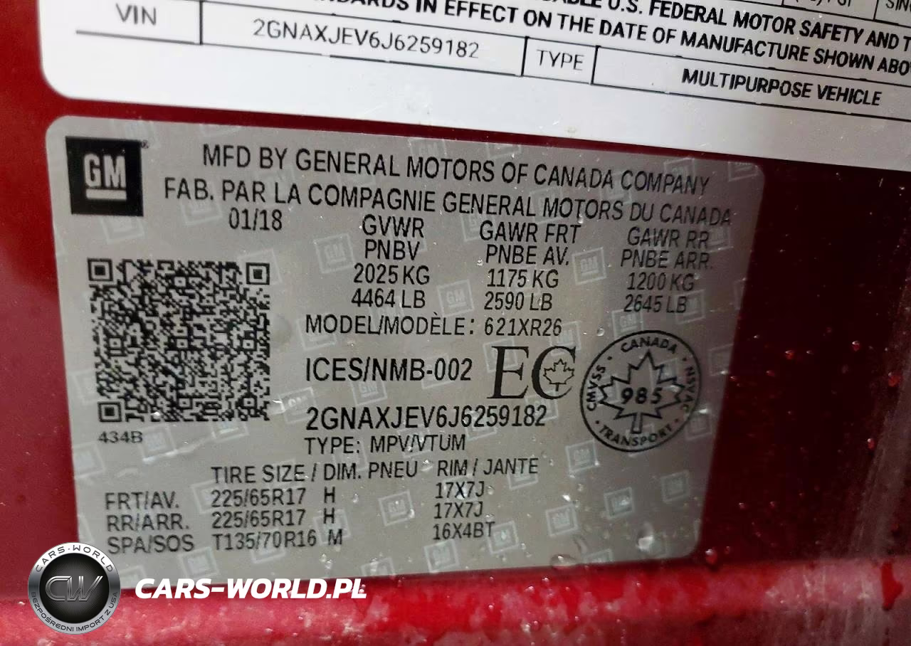 2018 Chevrolet Equinox Lt VIN:2GNAXJEV6J6259182 - 13