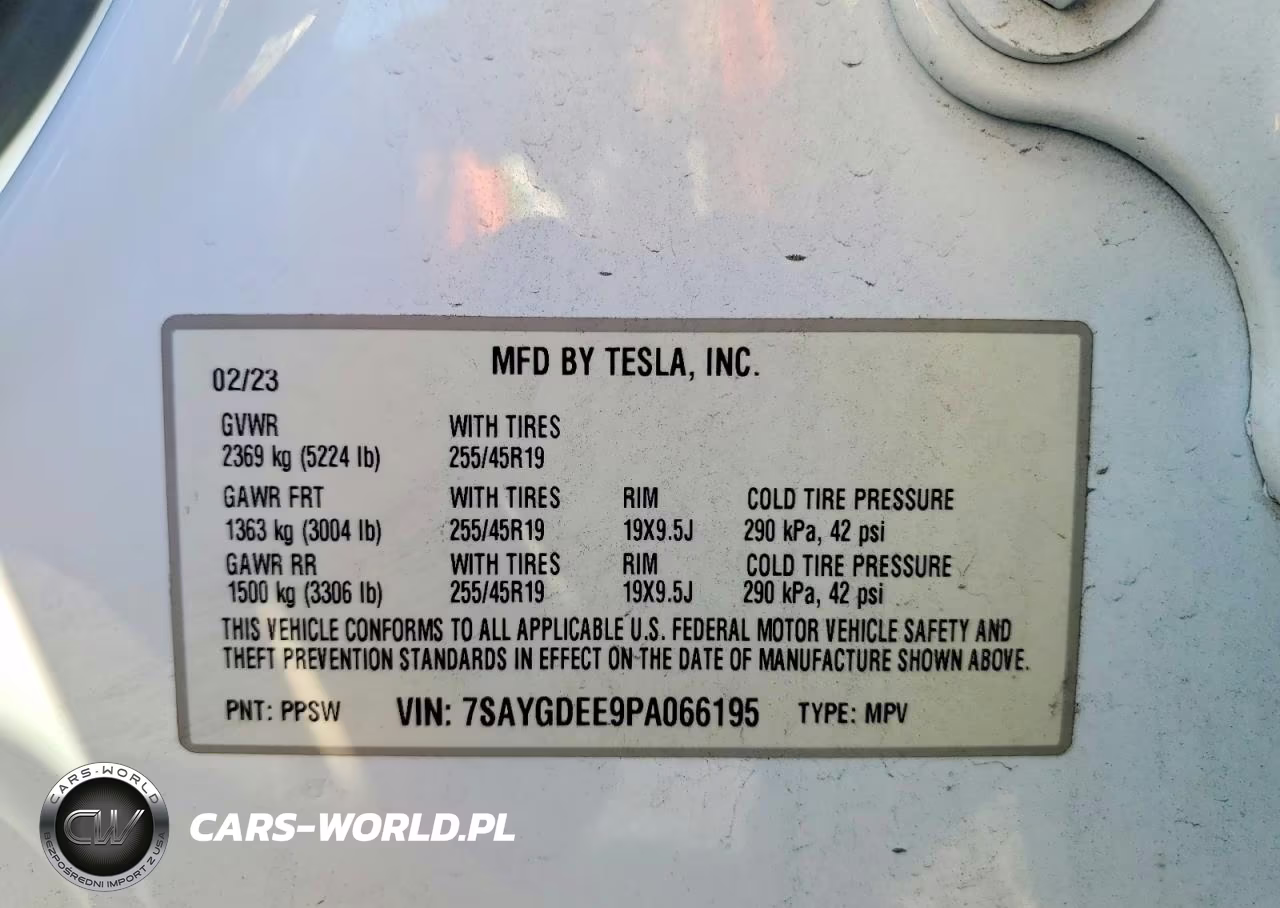 2023 Tesla Model Y VIN:7SAYGDEE9PA066195 - 12