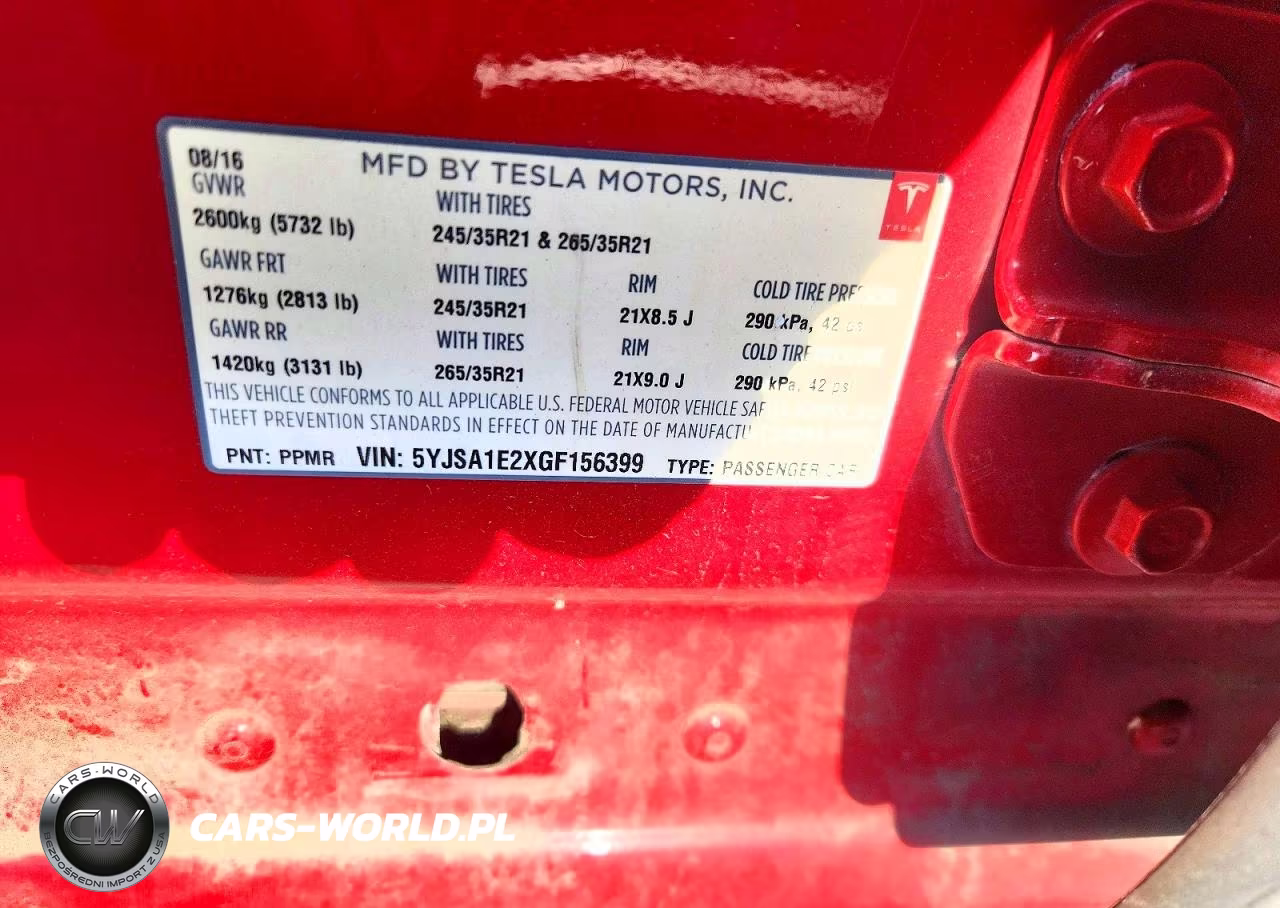 2016 Tesla Model S VIN:5YJSA1E2XGF156399 - 13