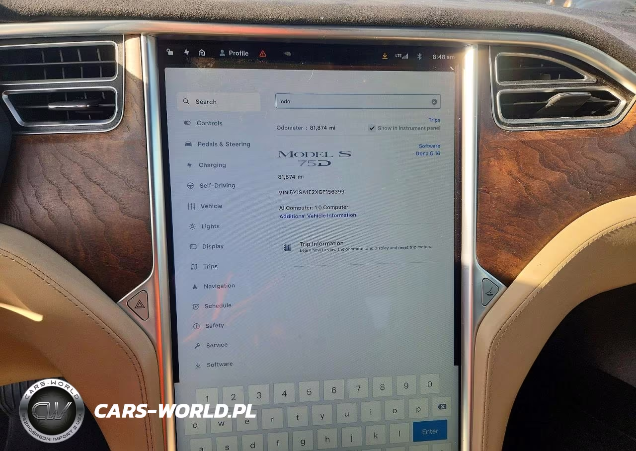 2016 Tesla Model S VIN:5YJSA1E2XGF156399 - 9