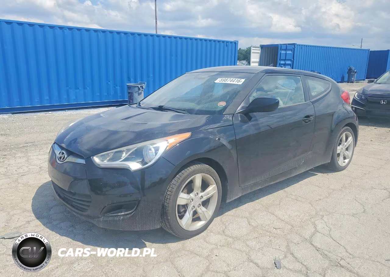2013 Hyundai Veloster Base VIN:KMHTC6AD1DU179751 - 1