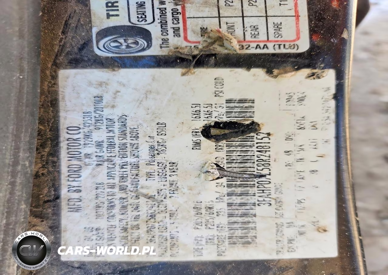 2008 Ford Fusion Se VIN:3FAHP07Z58R248152 - 12