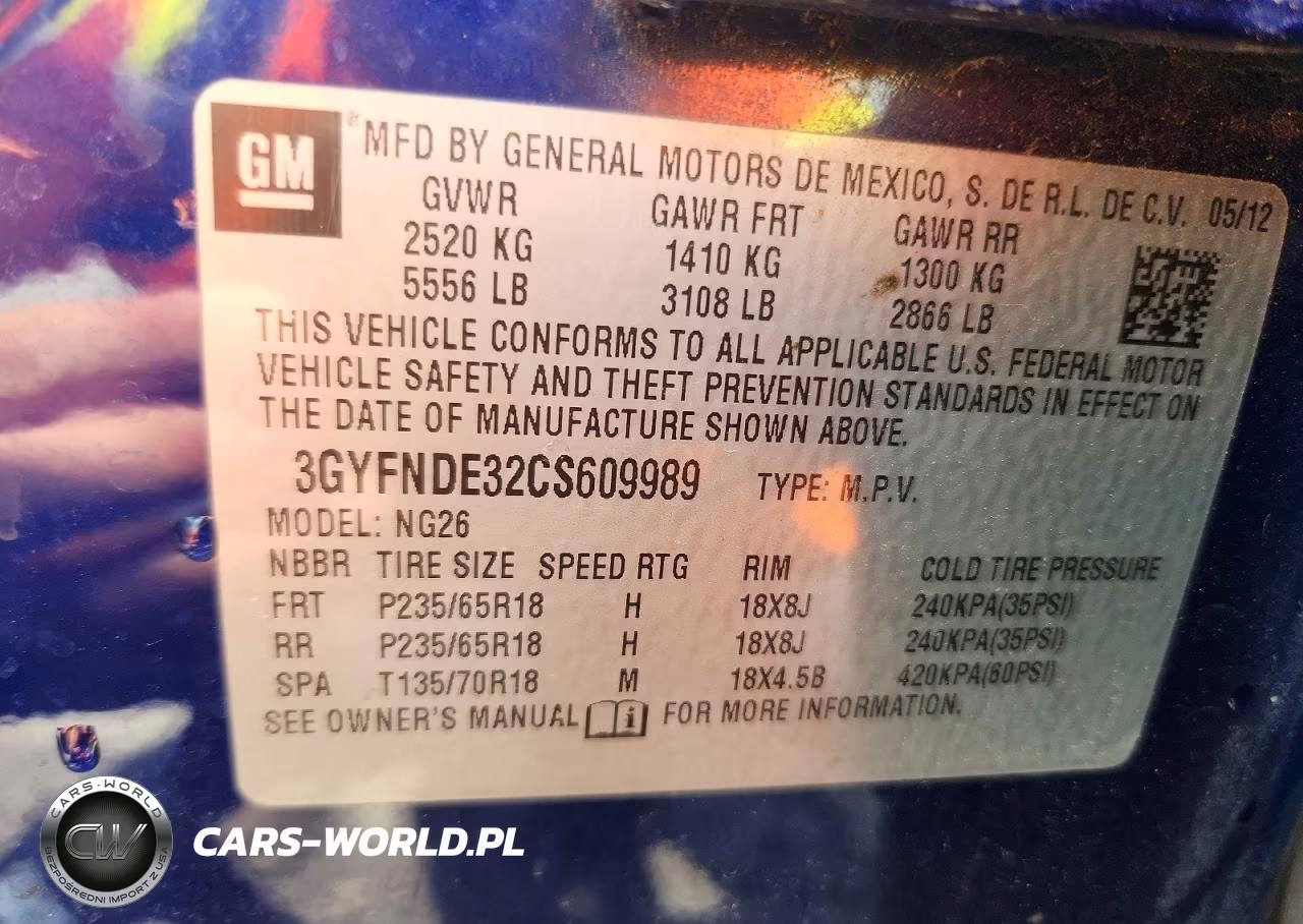 2012 Cadillac Srx Luxury Collection VIN:3GYFNDE32CS609989 - 13