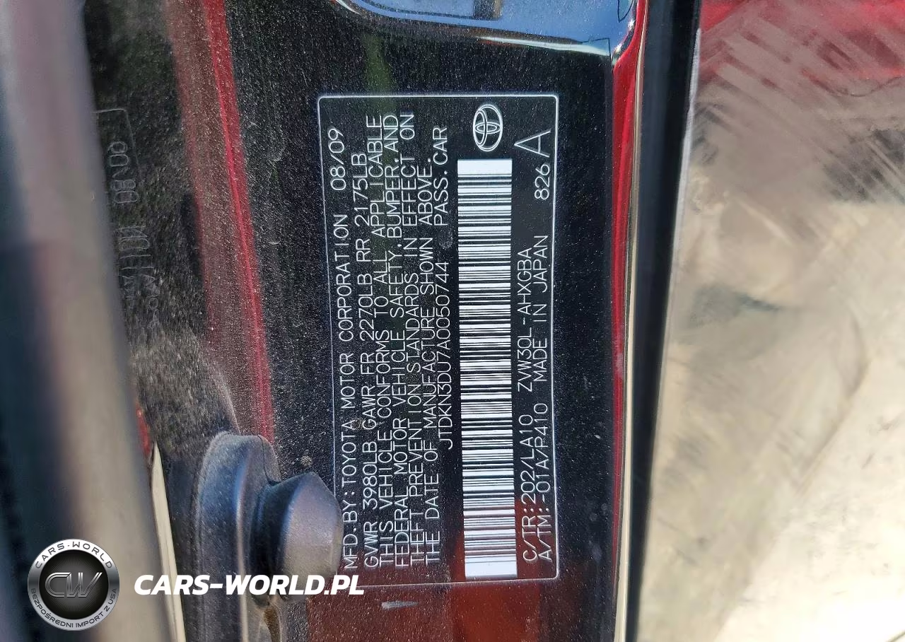 2010 Toyota Prius Iv VIN:JTDKN3DU7A0050744 - 12
