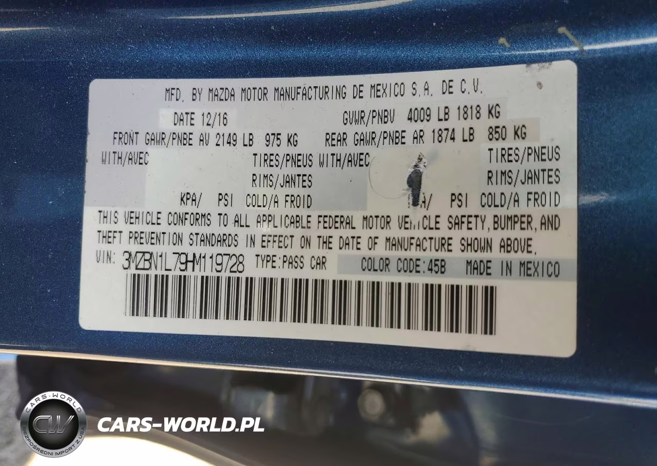 2017 Mazda 3 Touring VIN:3MZBN1L79HM119728 - 13