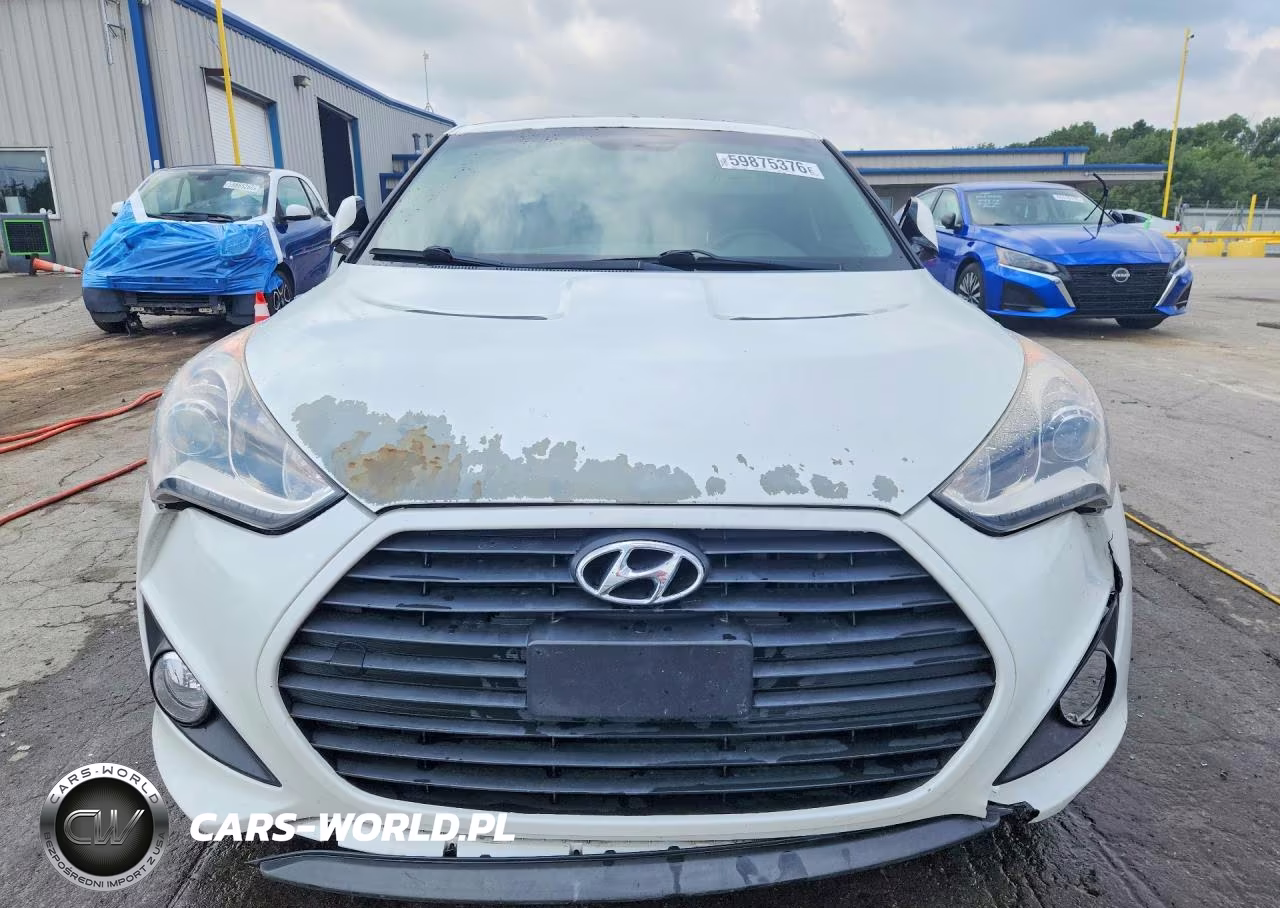 2014 Hyundai Veloster Turbo VIN:KMHTC6AE4EU188874 - 5