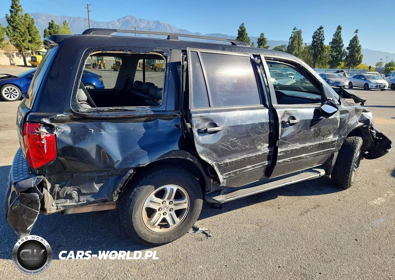 2004 Honda Pilot Exl VIN:2HKYF18734H511834 - 3