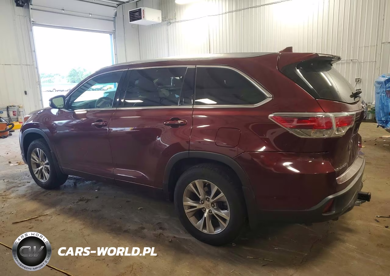 2015 Toyota Highlander Xle VIN:5TDJKRFH0FS092278 - 2
