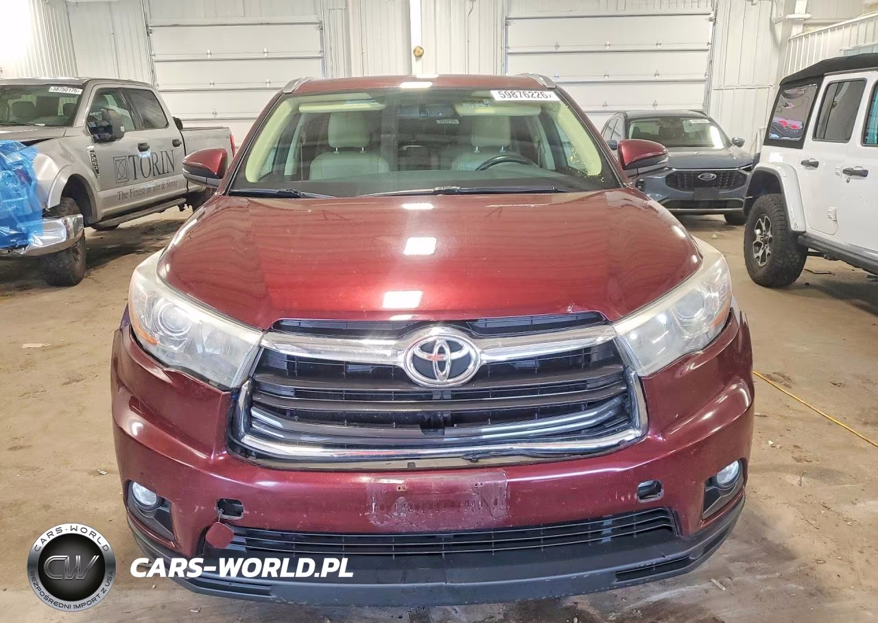 2015 Toyota Highlander Xle VIN:5TDJKRFH0FS092278 - 5