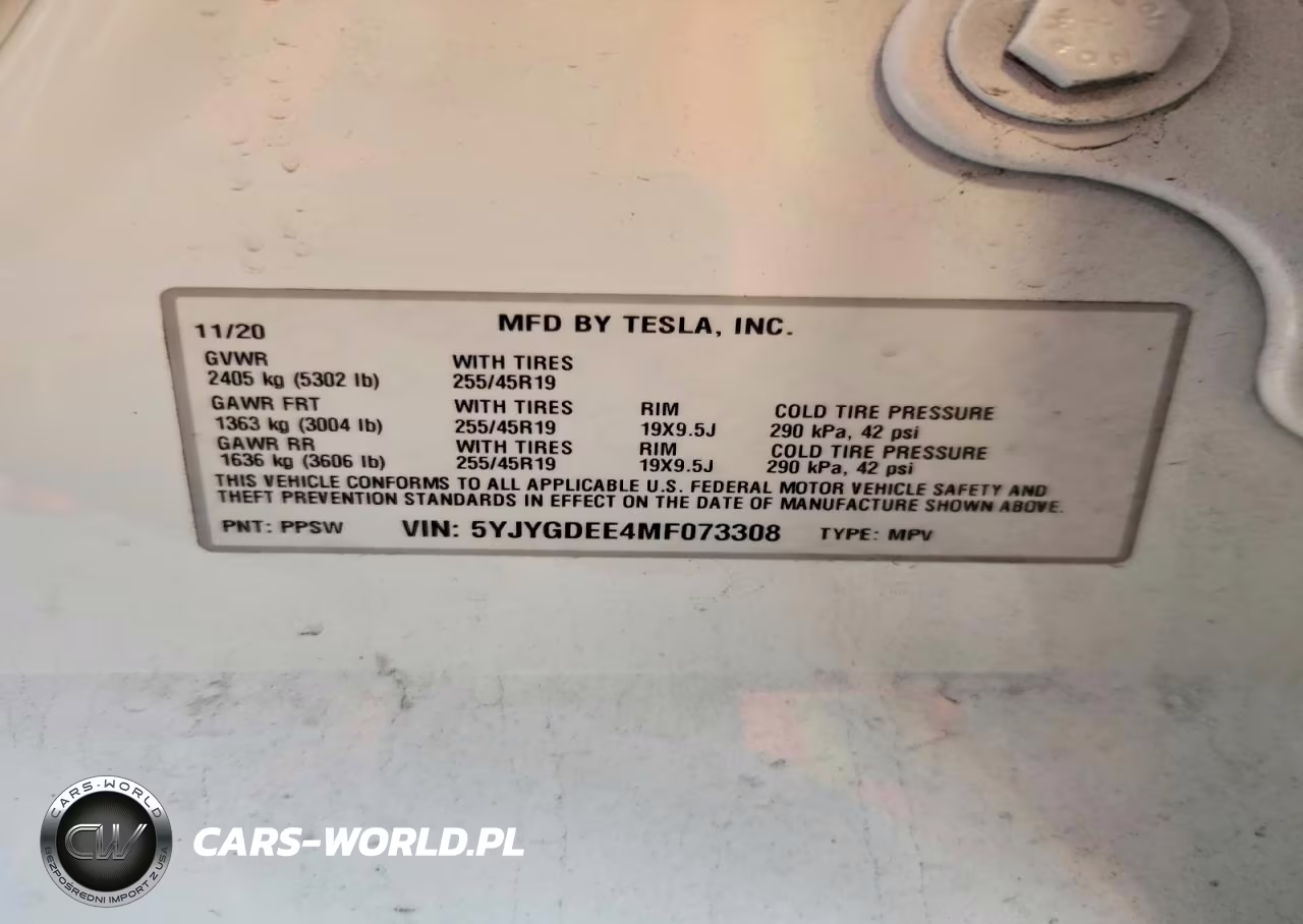 2021 Tesla Model Y VIN:5YJYGDEE4MF073308 - 12
