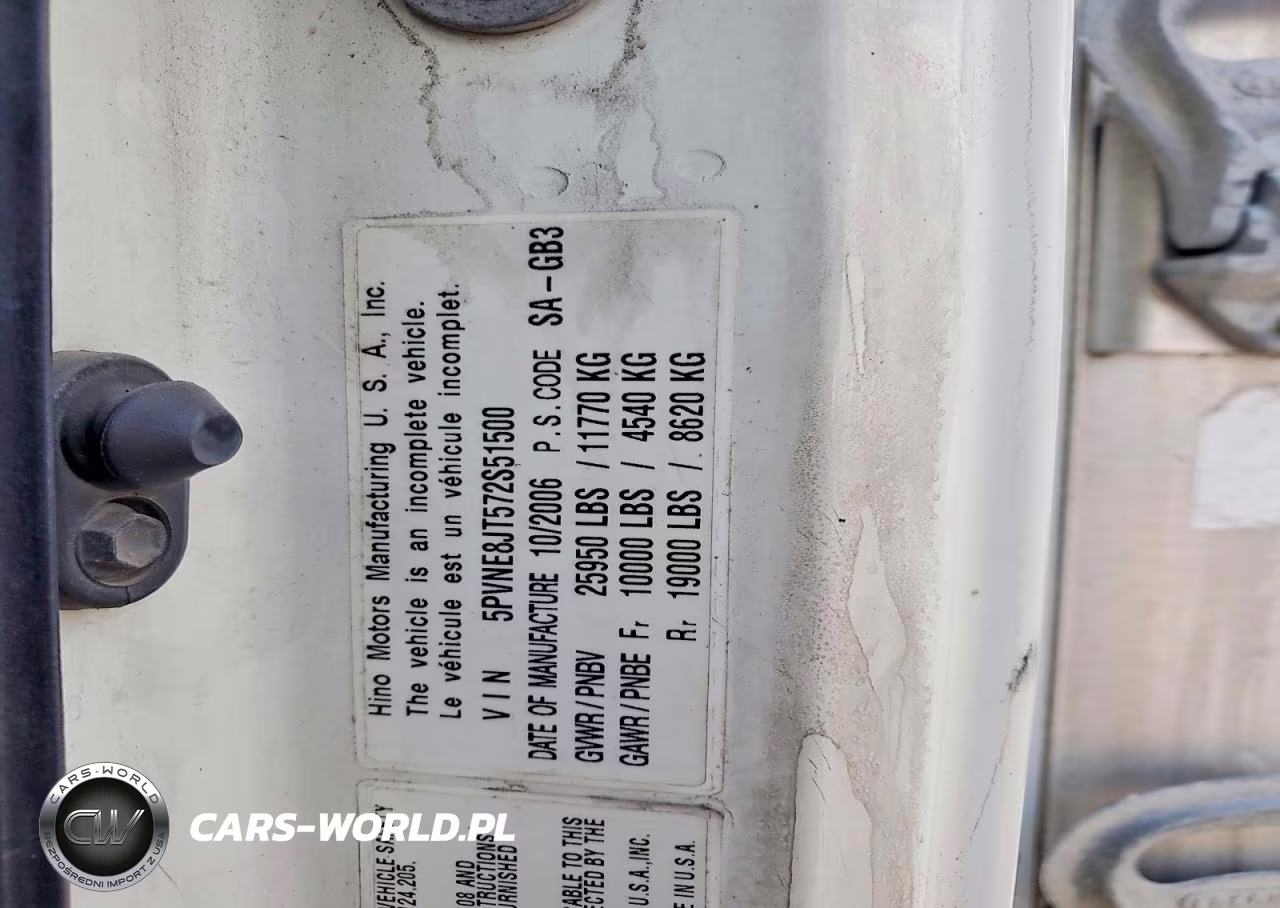 2007 Hino Hino 268 VIN:5PVNE8JT572S51500 - 13
