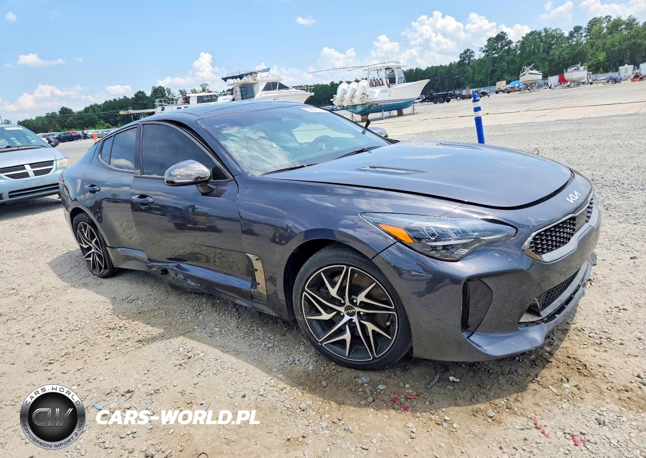 2023 Kia Stinger Gt Line VIN:KNAE35LD8P6132632 - 4