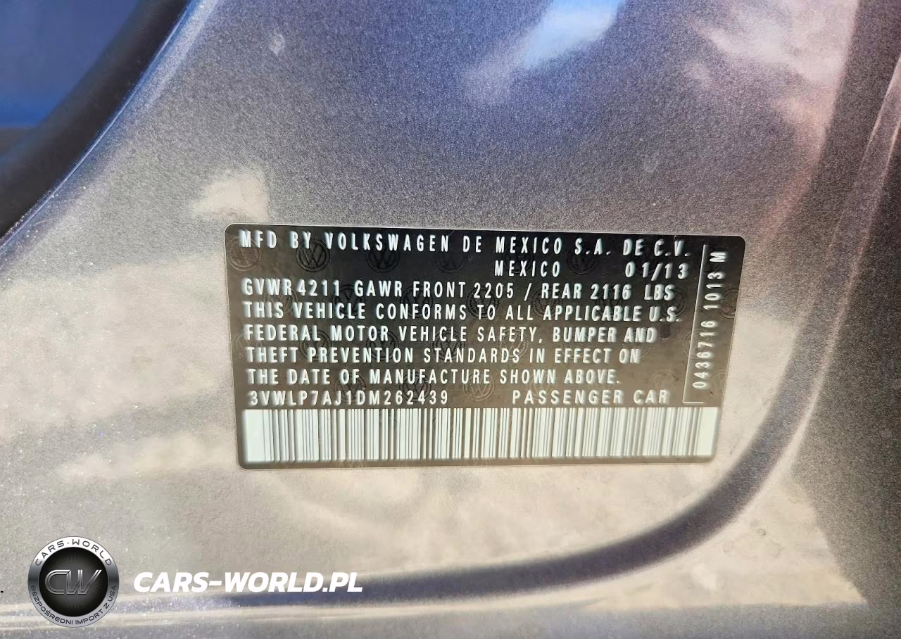 2013 Volkswagen Jetta Sel VIN:3VWLP7AJ1DM262439 - 12