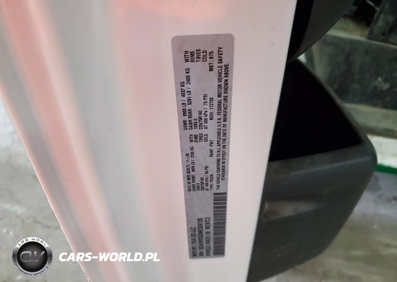 2021 Ram Promaster 2500 Delivery Van VIN:3C6LRVDG5ME524126 - 12