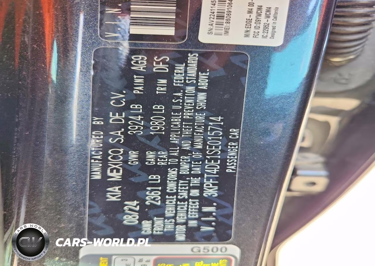 2025 Kia K4 Lxs VIN:3KPFT4DE1SE015714 - 12