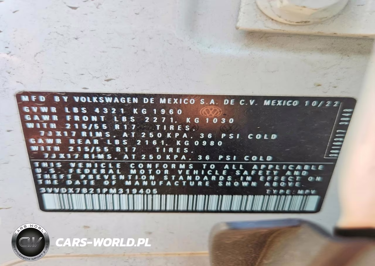 2023 Volkswagen Taos S VIN:3VVDX7B21PM319405 - 13