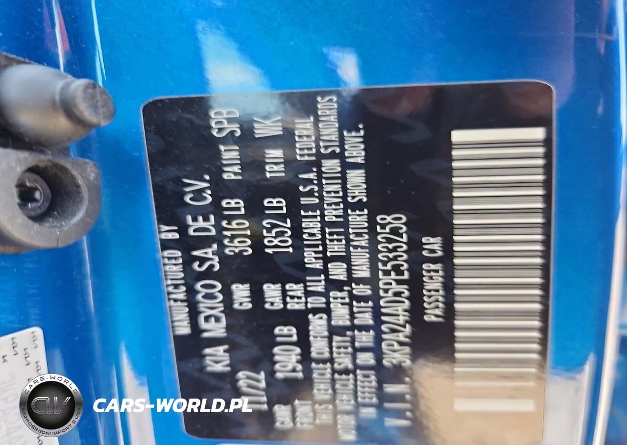 2023 Kia Rio S VIN:3KPA24AD5PE533258 - 13