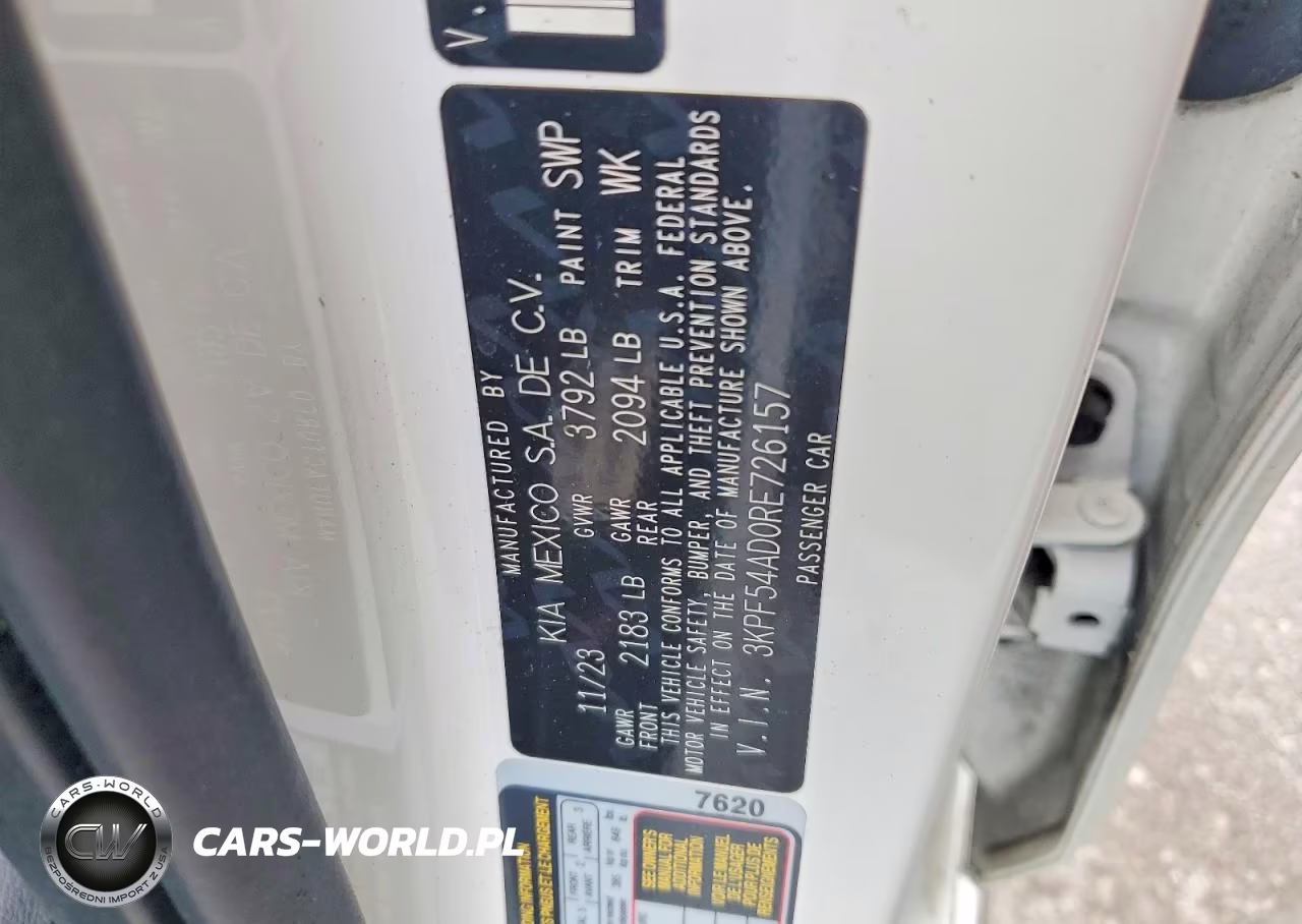 2024 Kia Forte Gt Line VIN:3KPF54AD0RE726157 - 12