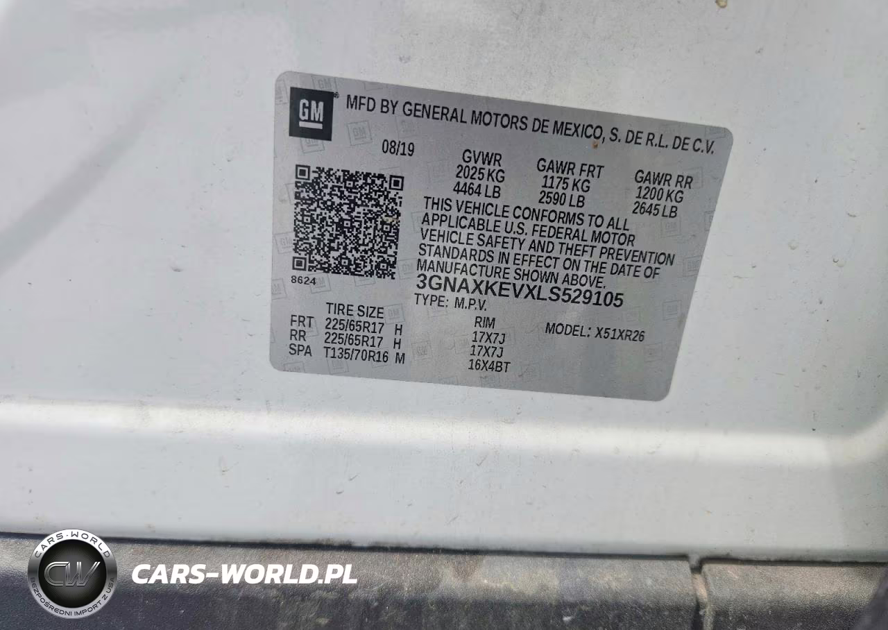 2020 Chevrolet Equinox Lt VIN:3GNAXKEVXLS529105 - 14