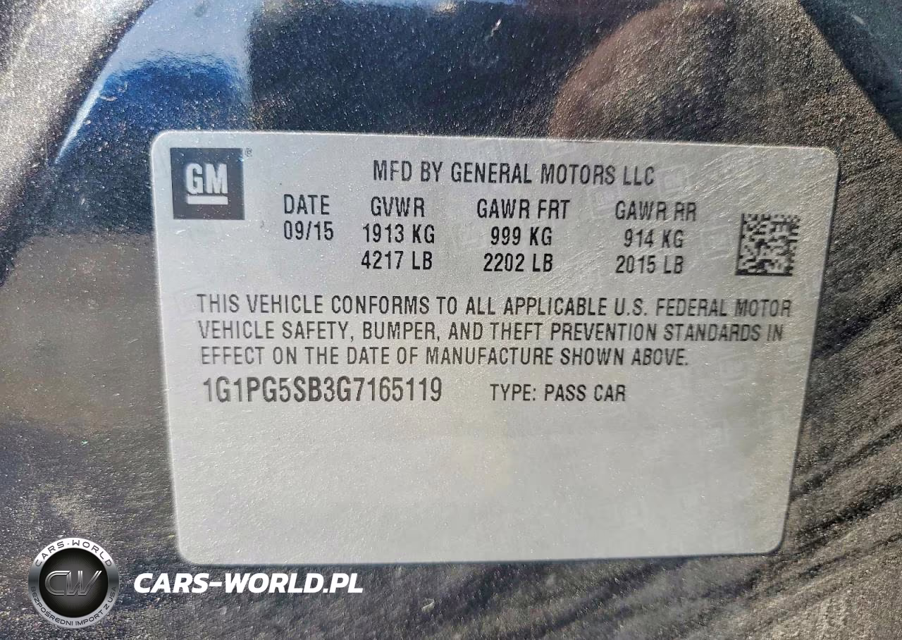 2016 Chevrolet Cruze Limited Ltz VIN:1G1PG5SB3G7165119 - 12
