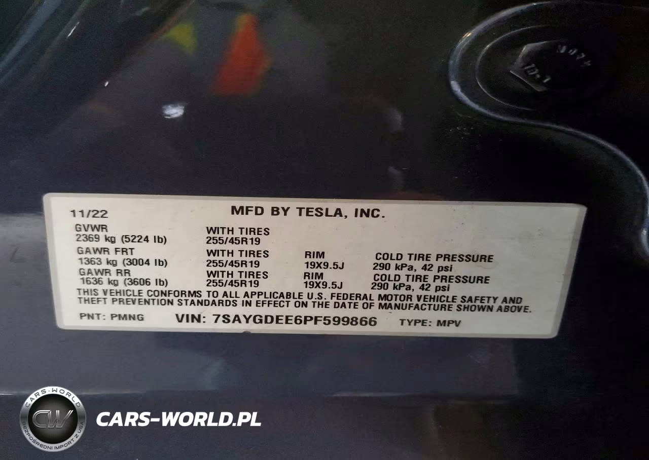 2023 Tesla Model Y VIN:7SAYGDEE6PF599866 - 13