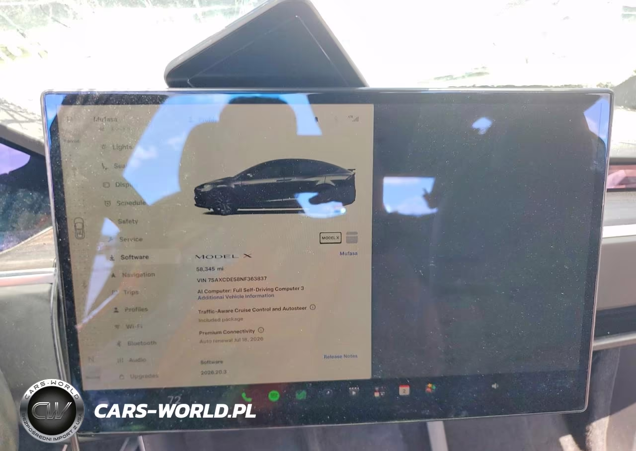 2022 Tesla Model X VIN:7SAXCDE58NF363837 - 9