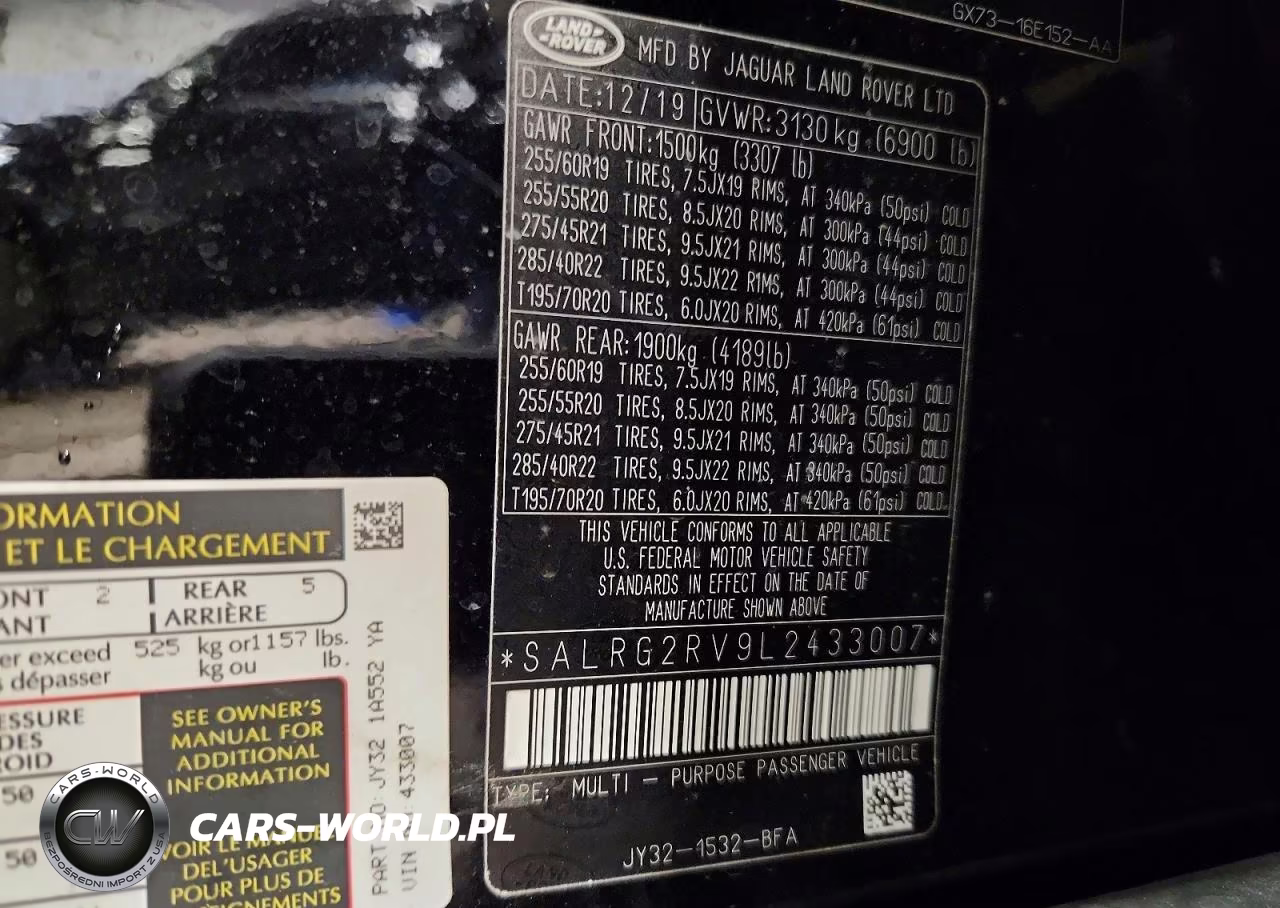 2020 Land Rover Discovery Se VIN:SALRG2RV9L2433007 - 13