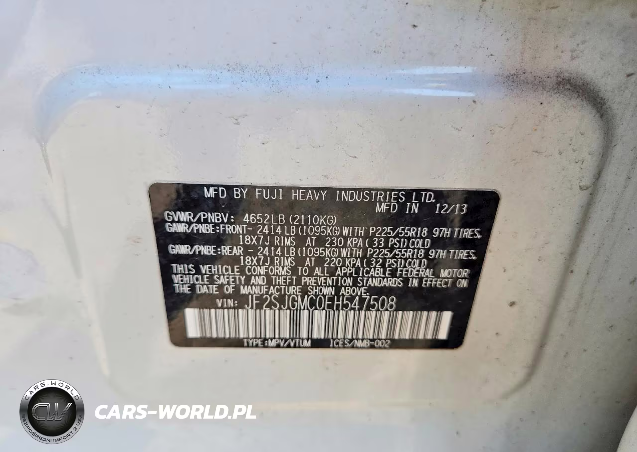 2014 Subaru Forester 2.0Xt Touring VIN:JF2SJGMC0EH547508 - 12