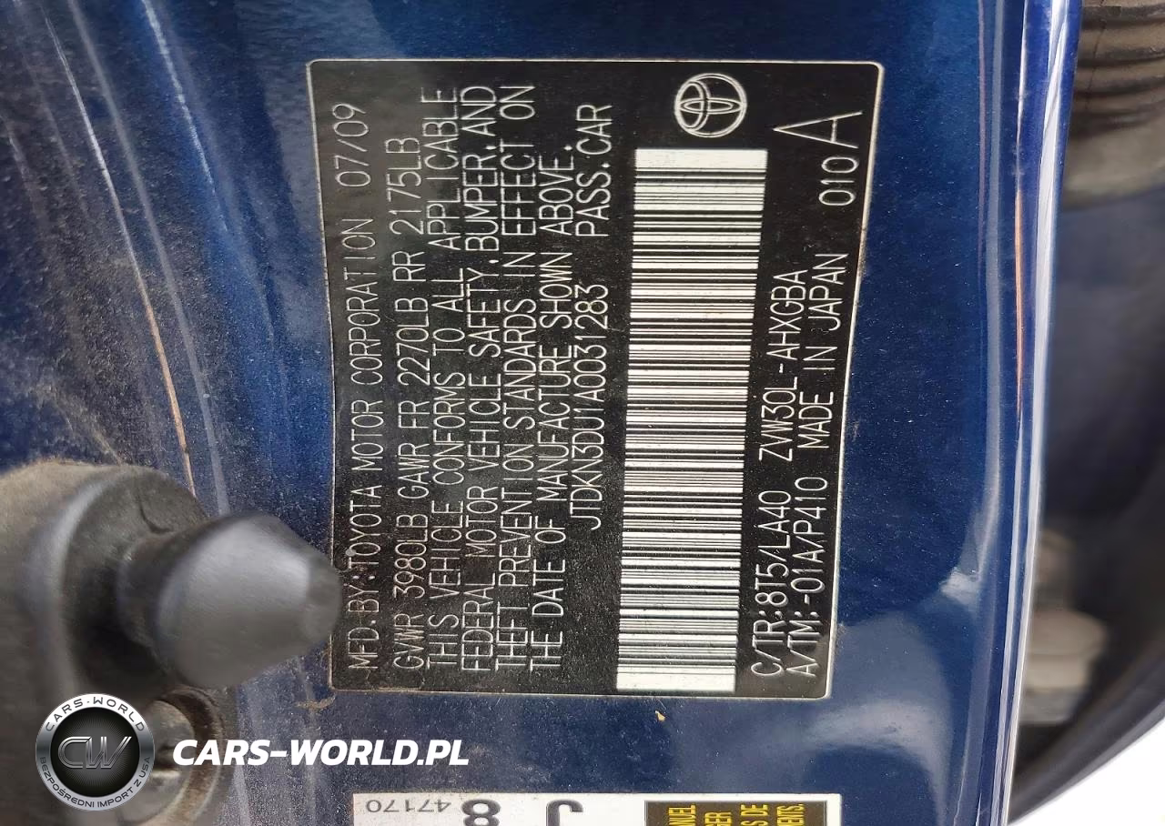 2010 Toyota Prius Iv VIN:JTDKN3DU1A0031283 - 13