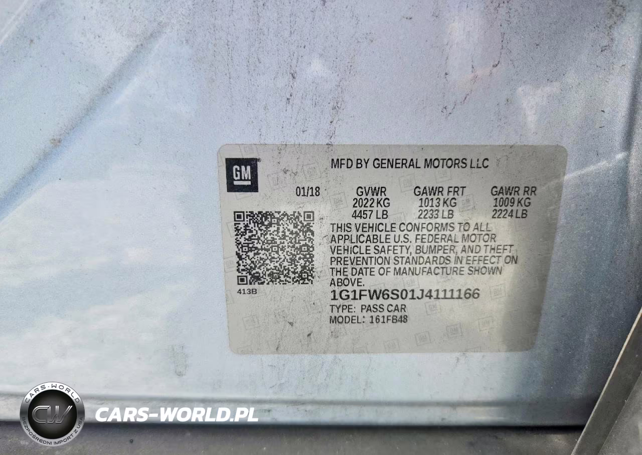 2018 Chevrolet Bolt Ev Lt VIN:1G1FW6S01J4111166 - 12