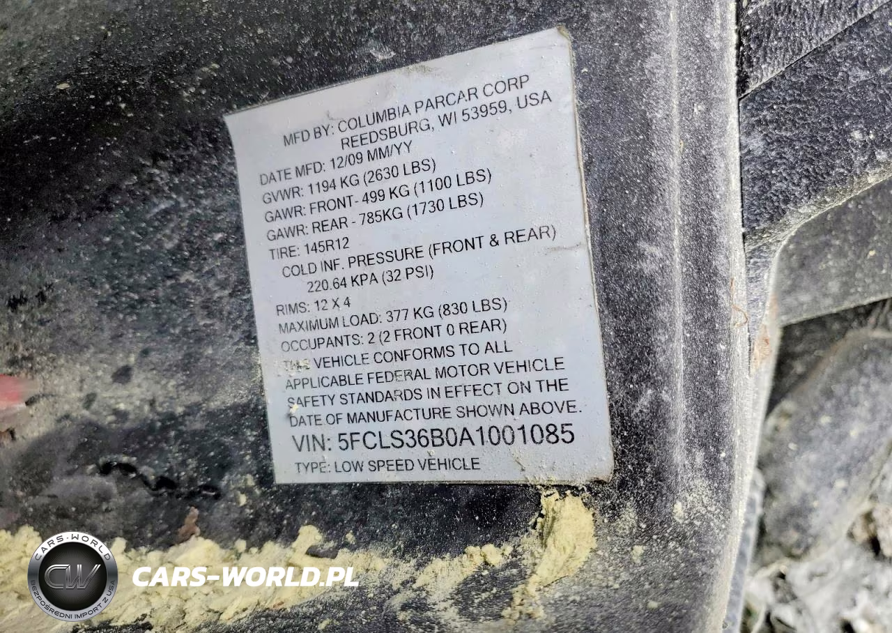 2010 Columbia Summit Utility Vehicle VIN:5FCLS36B0A1001085 - 10