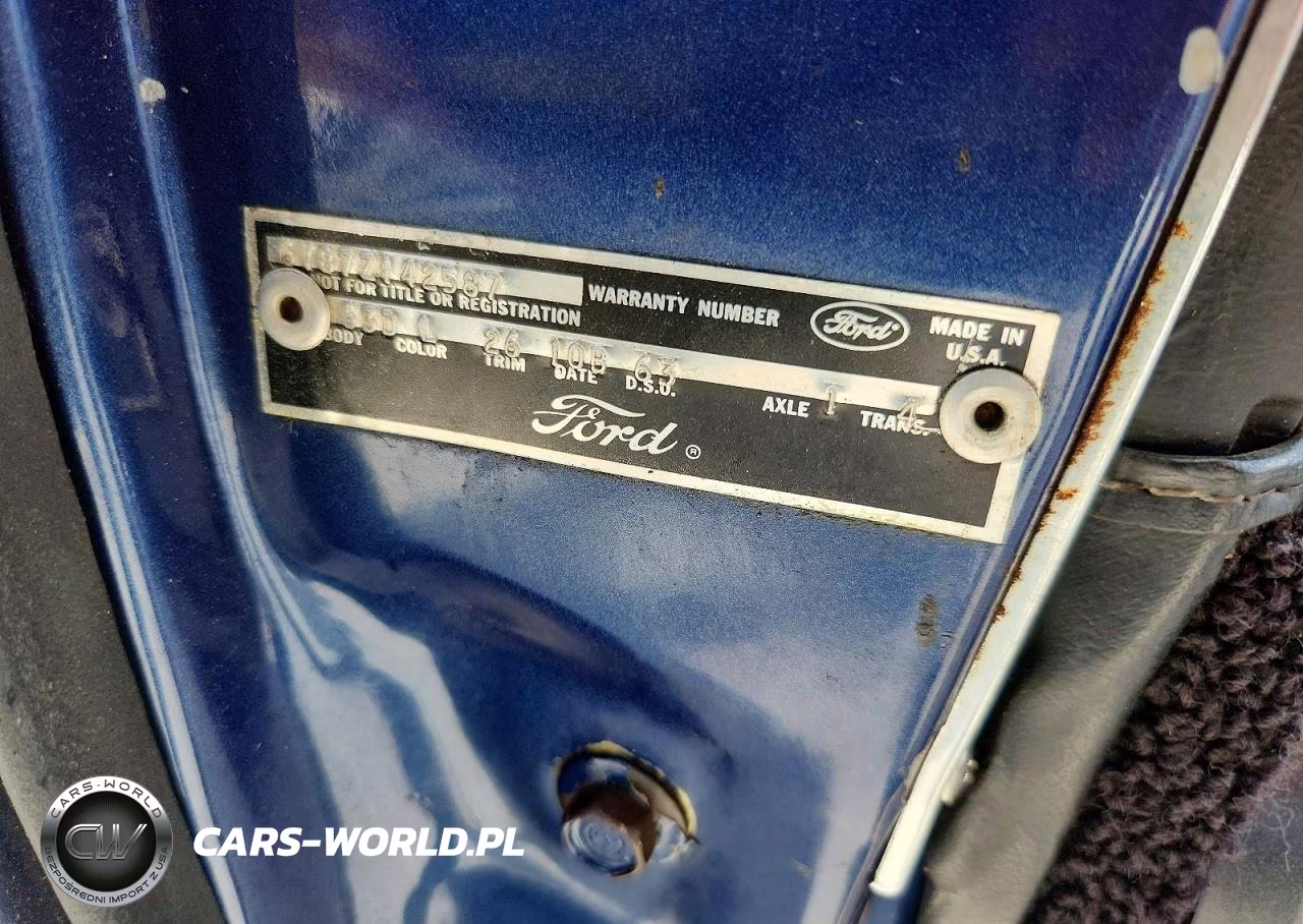 1966 Ford Thunderbird VIN:6Y87Z142587 - 12