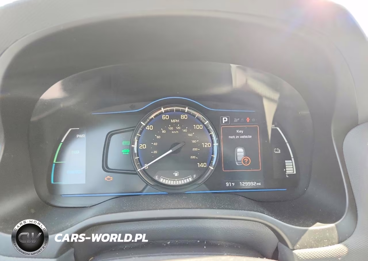 2017 Hyundai Ioniq Blue VIN:KMHC65LC4HU034571 - 9