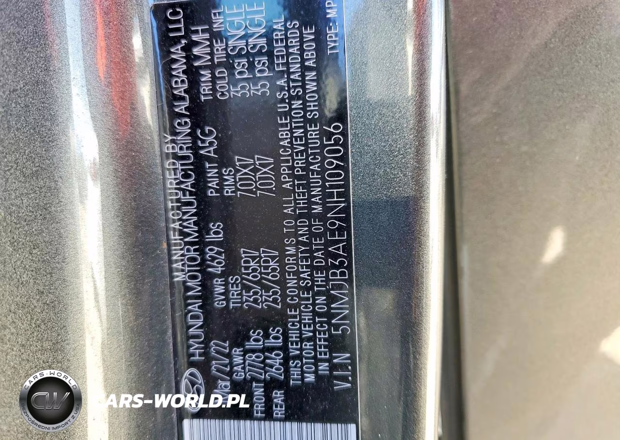 2022 Hyundai Tucson Sel VIN:5NMJB3AE9NH109056 - 13