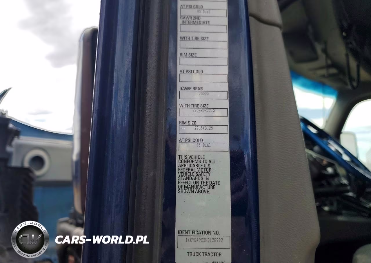 2017 Kenworth Construction T680 VIN:1XKYD49X2HJ128992 - 10