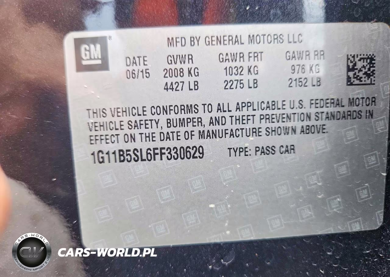 2015 Chevrolet Malibu Ls VIN:1G11B5SL6FF330629 - 13