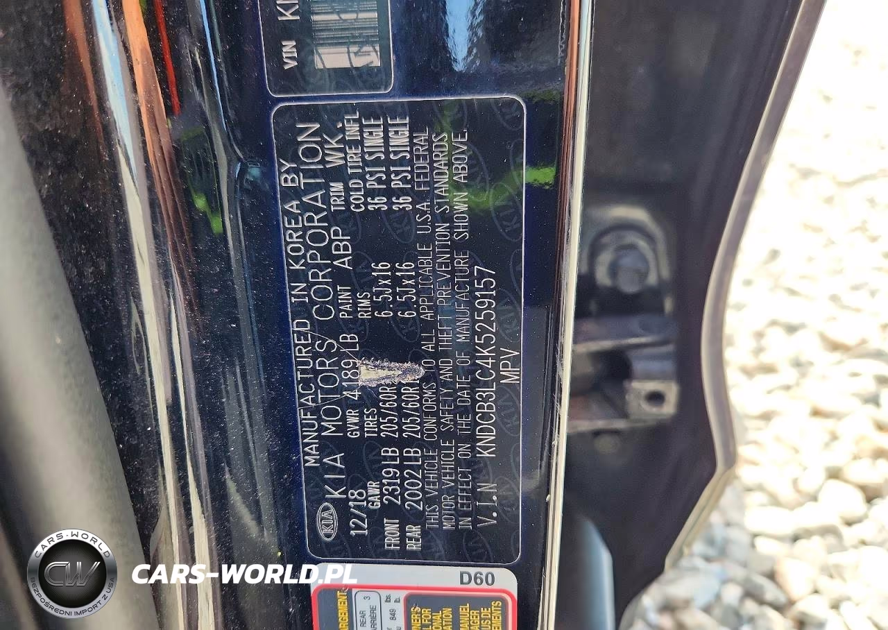 2019 Kia Niro Lx VIN:KNDCB3LC4K5259157 - 13