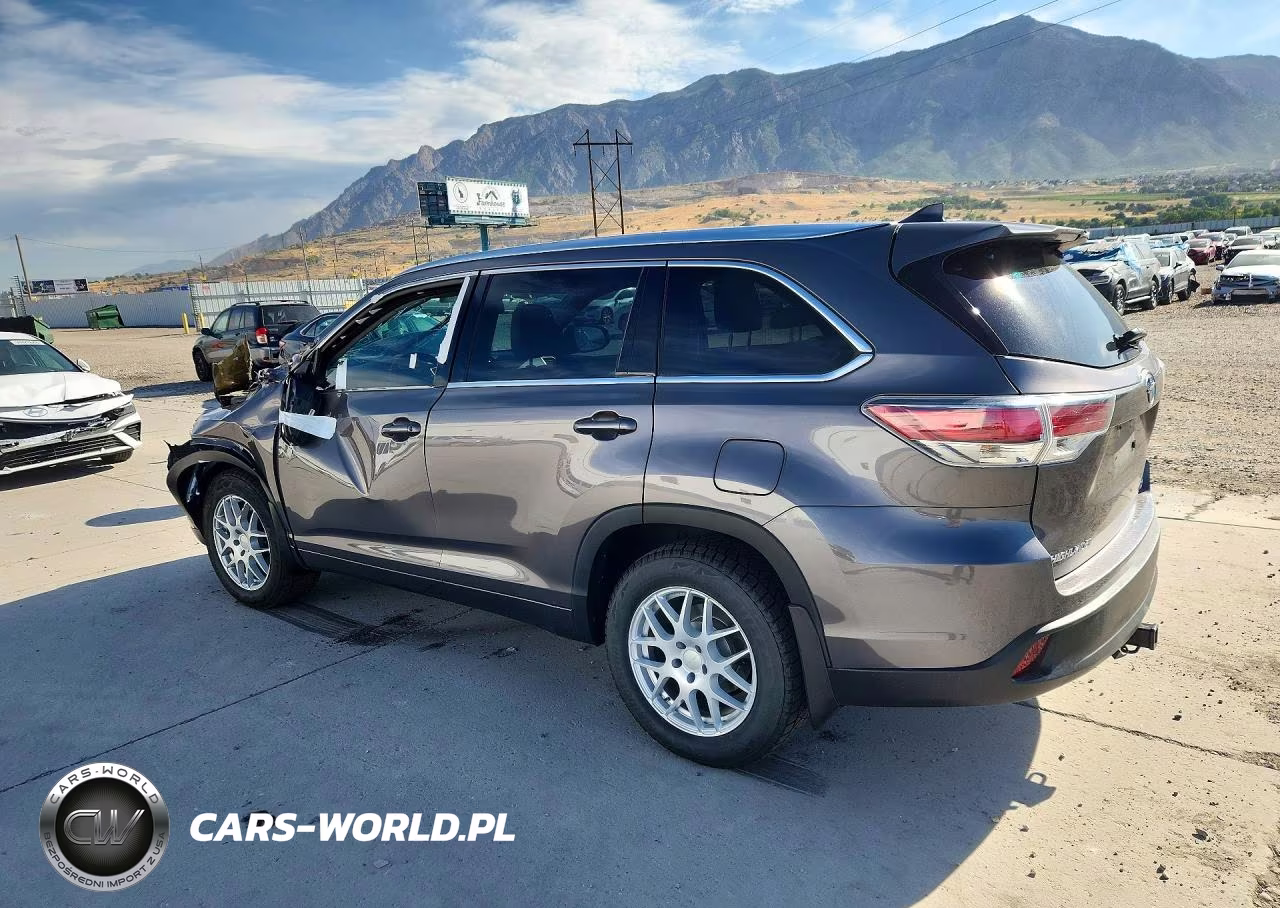 2016 Toyota Highlander Xle VIN:5TDJKRFH2GS343139 - 2