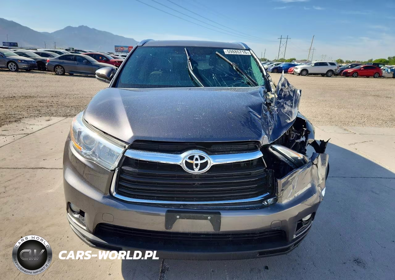 2016 Toyota Highlander Xle VIN:5TDJKRFH2GS343139 - 5