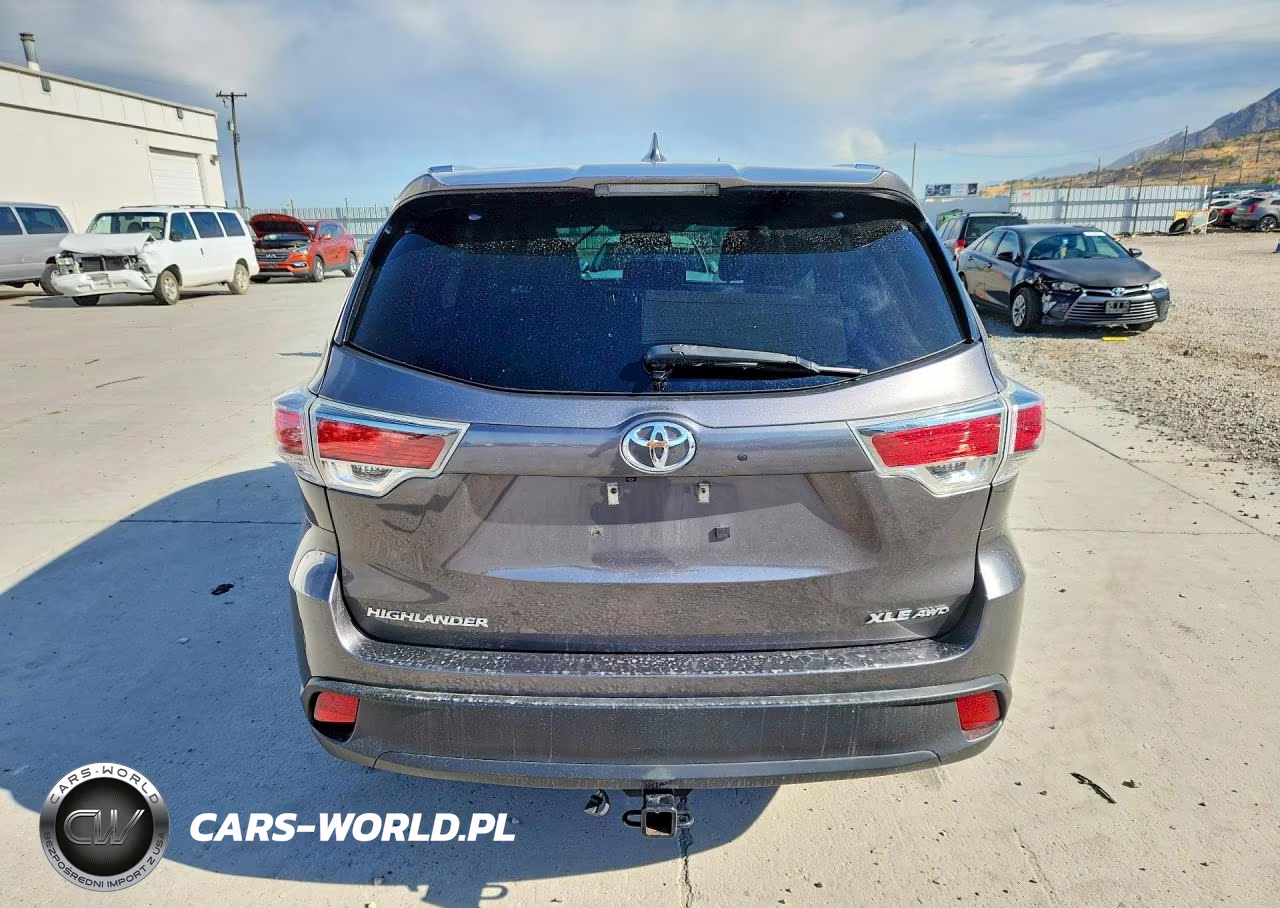 2016 Toyota Highlander Xle VIN:5TDJKRFH2GS343139 - 6