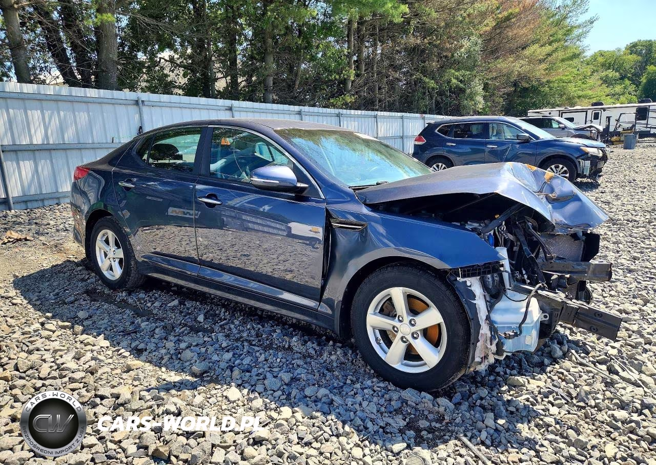 2015 Kia Optima Lx VIN:5XXGM4A75FG487290 - 4
