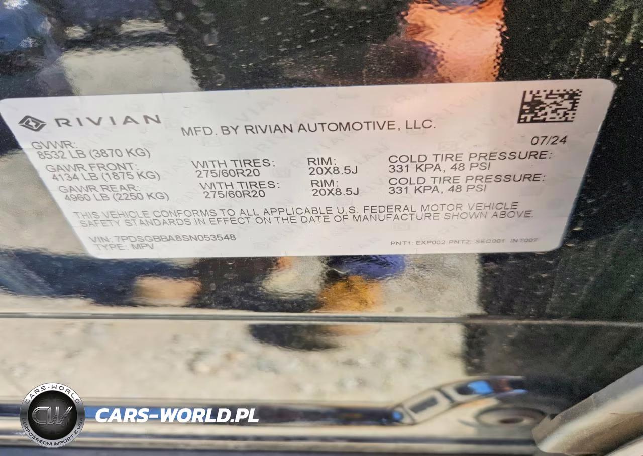 2025 Rivian R1S Adventure VIN:7PDSGBBA8SN053548 - 14