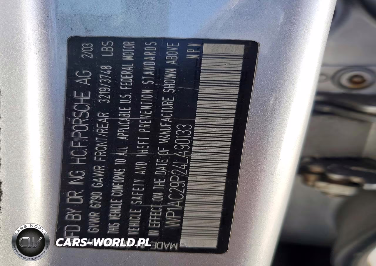 2004 Porsche Cayenne Turbo VIN:WP1AC29P24LA90133 - 13