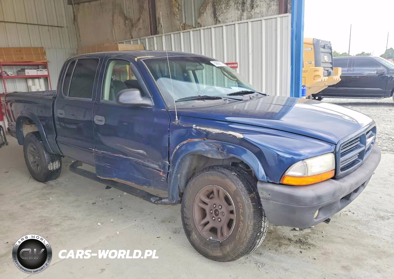 2003 Dodge Dakota Quad Sport VIN:1D7HG38X63S369168 - 4