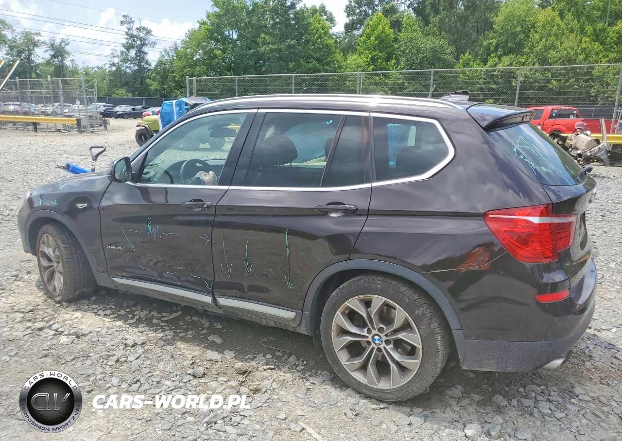 2016 BMW X3 xDrive35I VIN:5UXWX7C56G0S16630 - 2