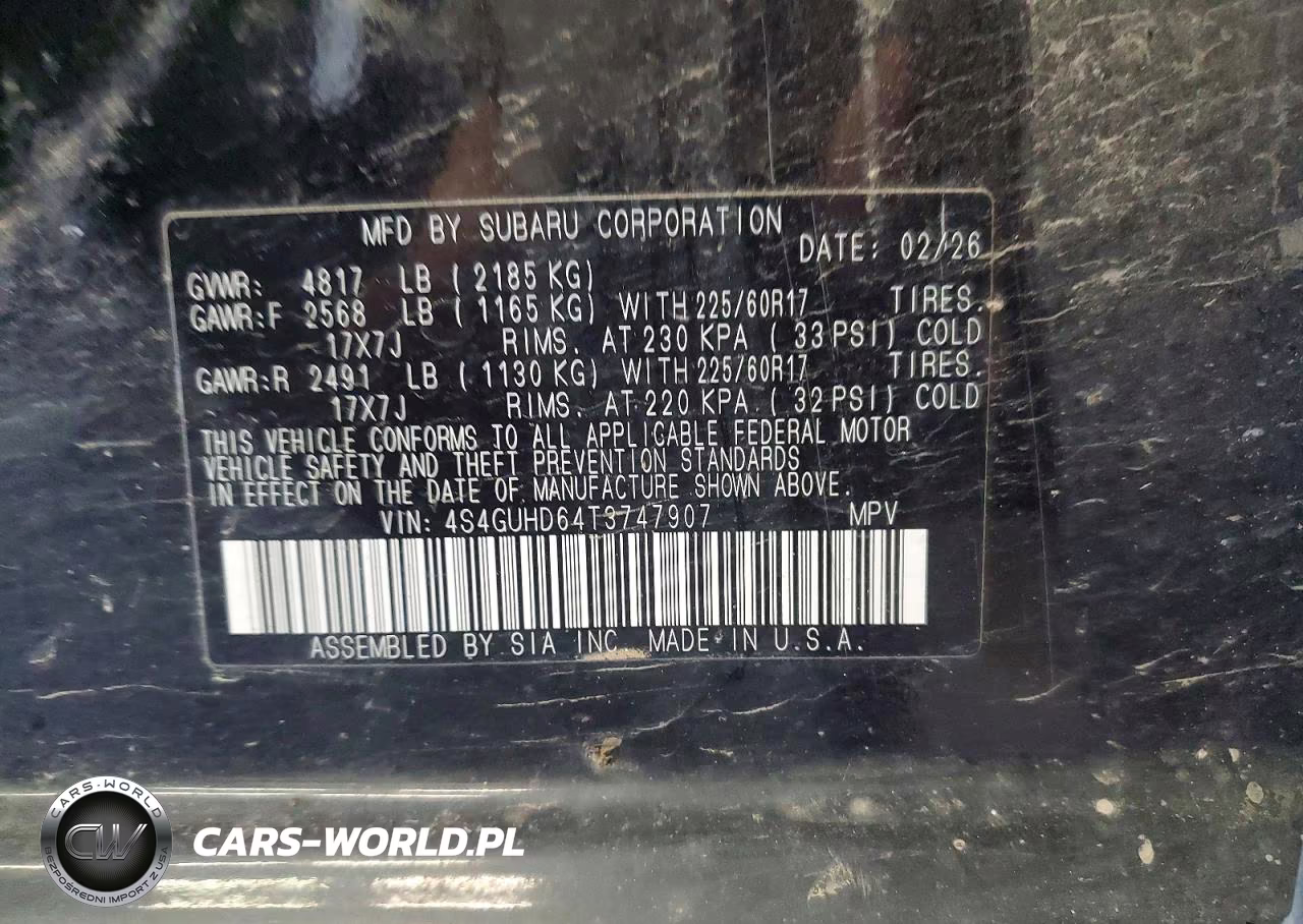 2026 Subaru Crosstrek Premium VIN:4S4GUHD64T3747907 - 13