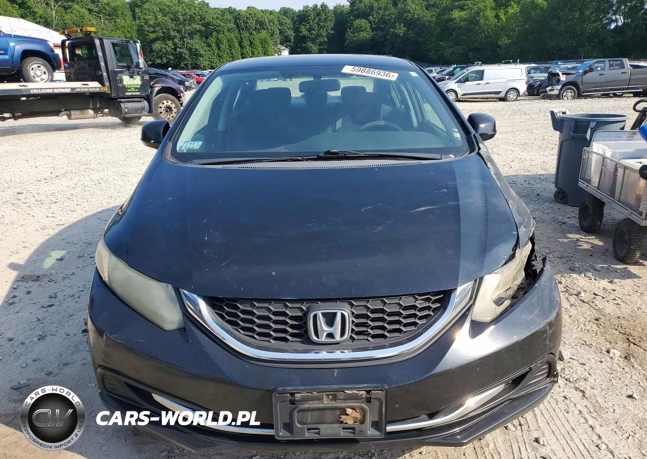 2013 Honda Civic Lx VIN:19XFB2F52DE241185 - 5