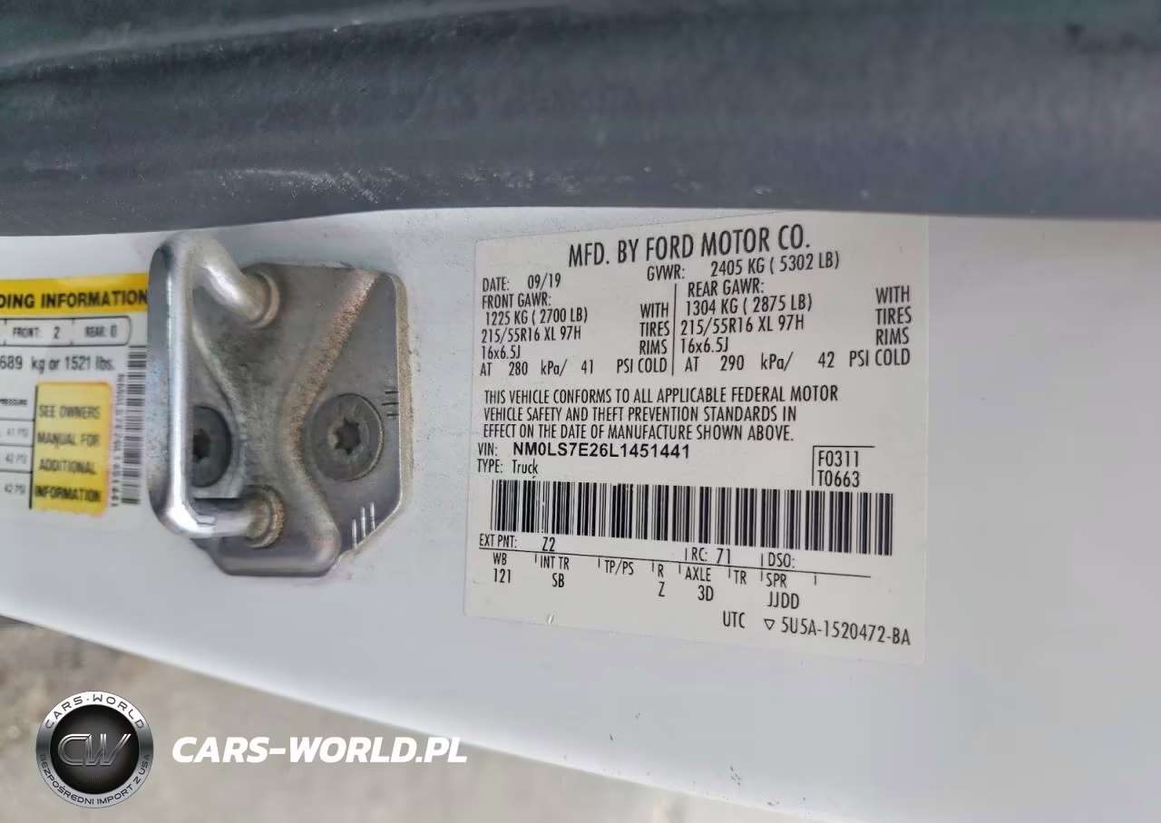 2020 Ford Transit Connect Xl VIN:NM0LS7E26L1451441 - 13